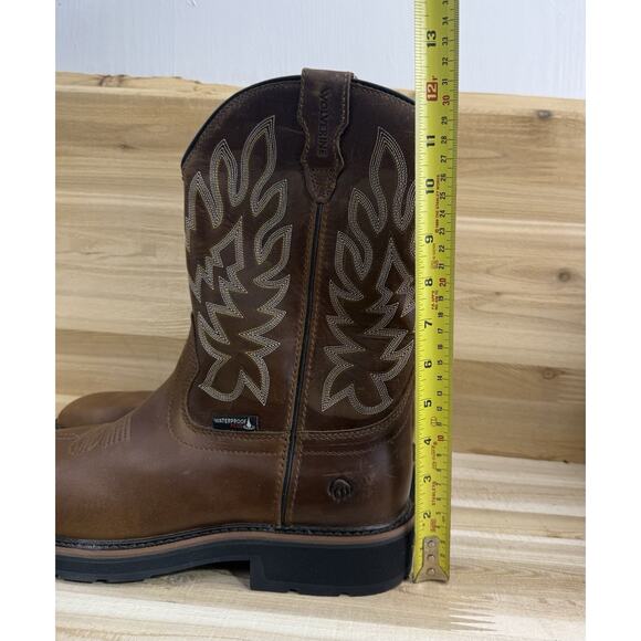 Wolverine Brown Steel Toe Western Work Boots Leather Men’s Size 10.5M main image 6